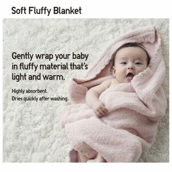 🆕 Uniqlo Soft Fluffy Blanket in Brown - Picture 3 of 5